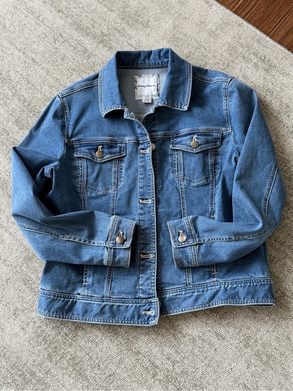 Tommy Bahama Blue Denim Jean Jacket for Women